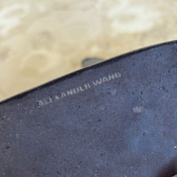 Alexander Wang Leather Wingtip Cowboy Wedge Booties - Picture 13 of 15